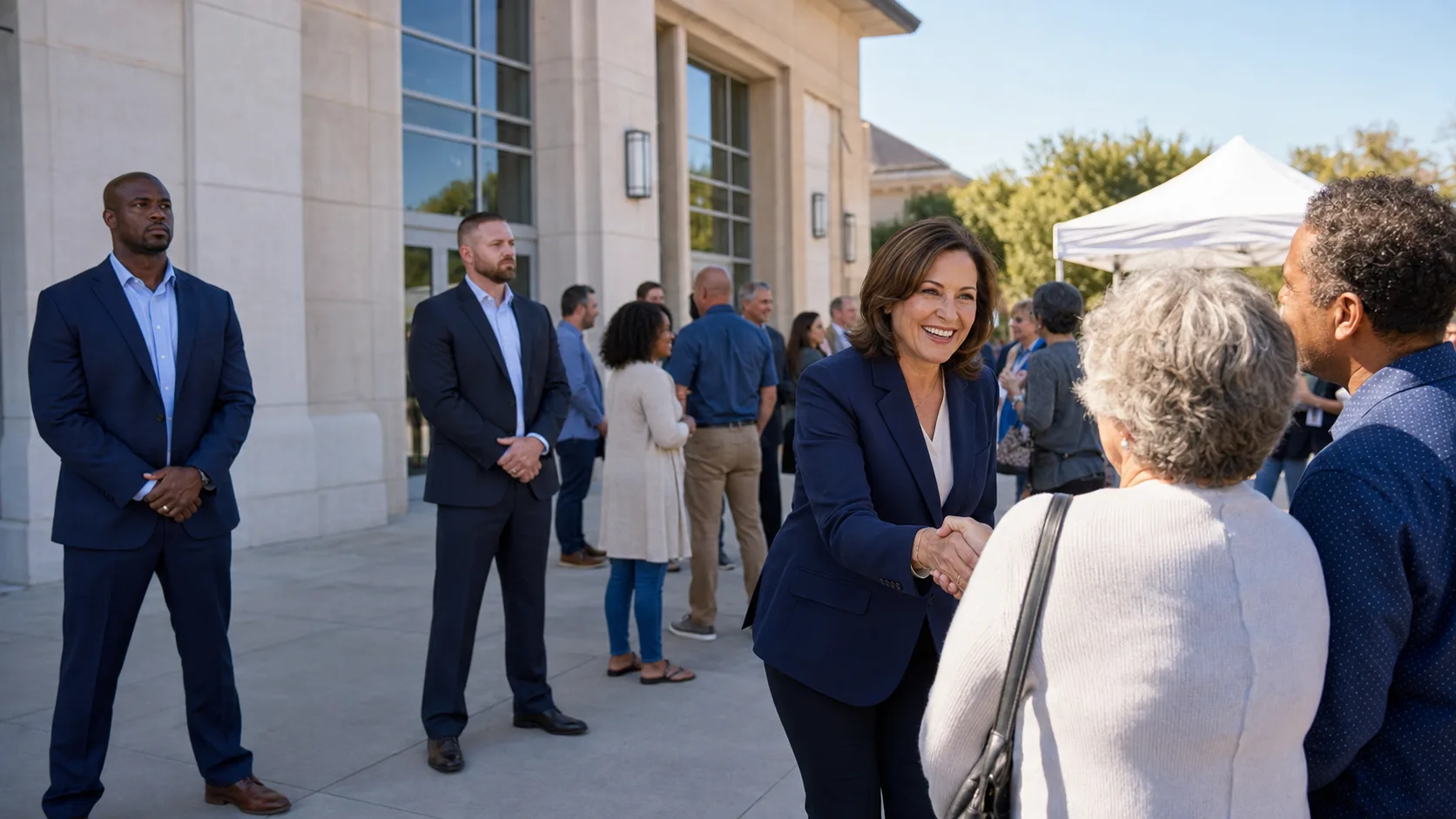 Security protection for elected officials and political candidates during election season